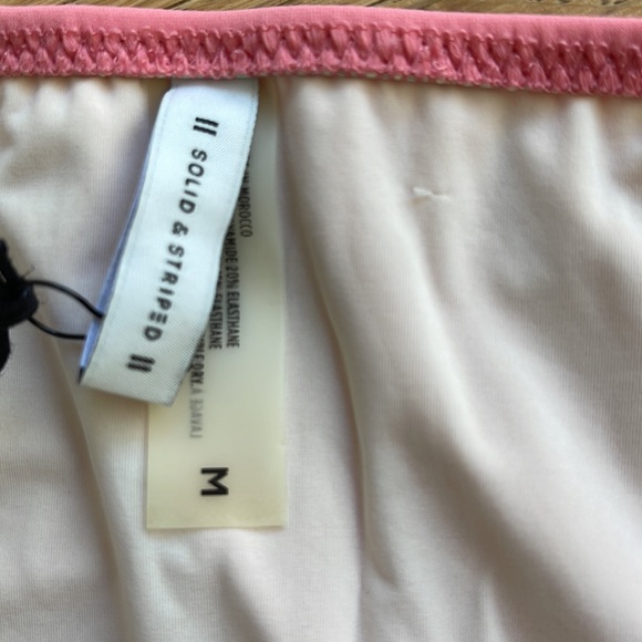 ♻️DONATED DEC. 2023♻️ 
NWT Solid & Striped Elle Bottom in Flamingo size M - Picture 9 of 9